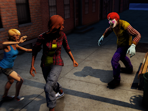 Creepy Killer Clown: Town Attack Screenshot 3