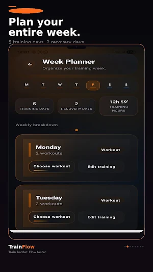 Tabata Timer & HIIT: TrainFlow Screenshot 1