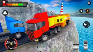 ट्रक वाला गेम Oil Tanker Truck Screenshot 0
