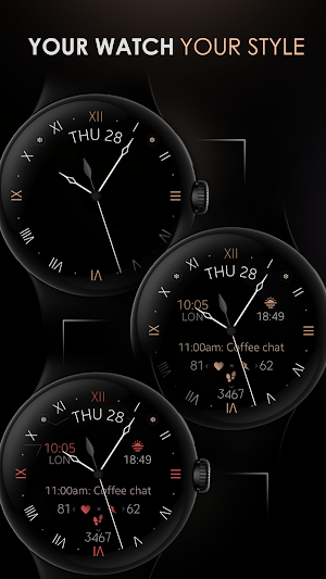 Classic Bronze watch face Screenshot 0