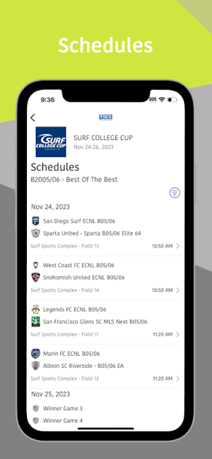 Surf Tournaments Screenshot 2