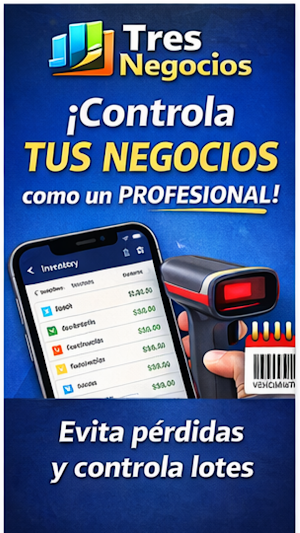 Tres Negocios - Gestiona Screenshot 0