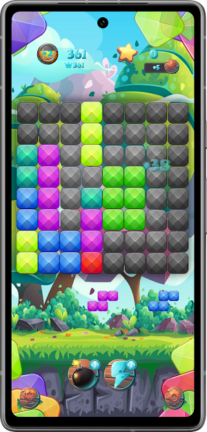 Drop the Blocks in Jungle Screenshot 2