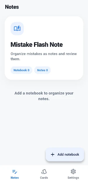 My Vocabulary - Flashcards Screenshot 0