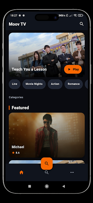 Moov TV : movie and tv shows Screenshot 1