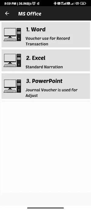 Learn MS Office Screenshot 1