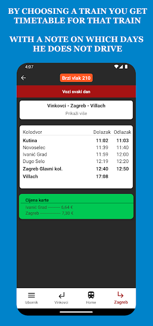 Timetable Ivanić Grad 2023 Screenshot 3