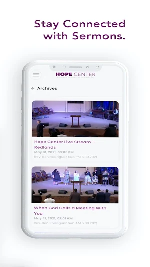 Hope Center Screenshot 2