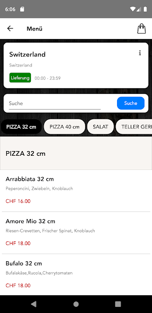 Zwischen Kurier Take Away Screenshot 1