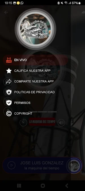 Máquina del Tiempo Fm Screenshot 1