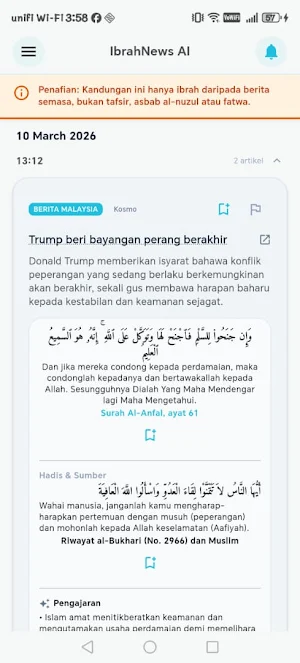 IbrahNews AI: Fakta & Hikmah Screenshot 0