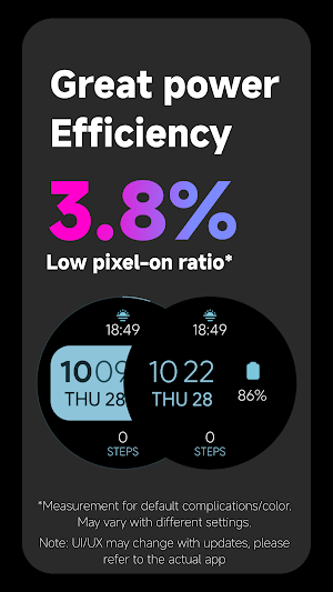 Material X1 Watch Face Screenshot 3