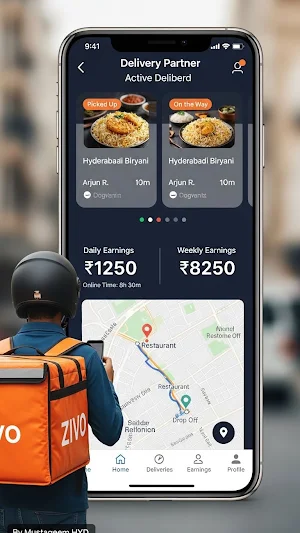 ZIVO – Food Delivery & Partner Screenshot 2