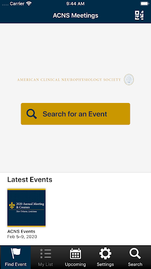 ACNS Events Screenshot 0