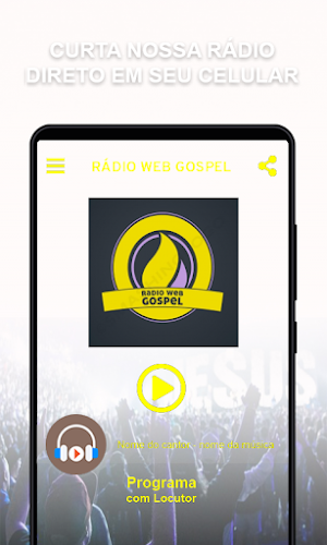 RÁDIO WEB GOSPEL Screenshot 1
