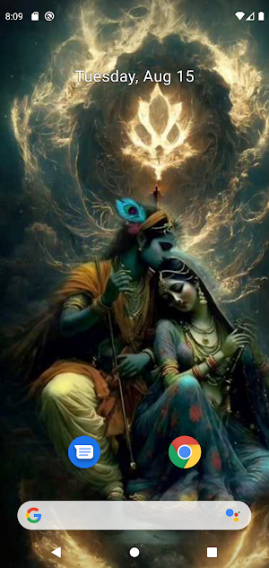 Radhe Krishna Wallpaper Screenshot 0