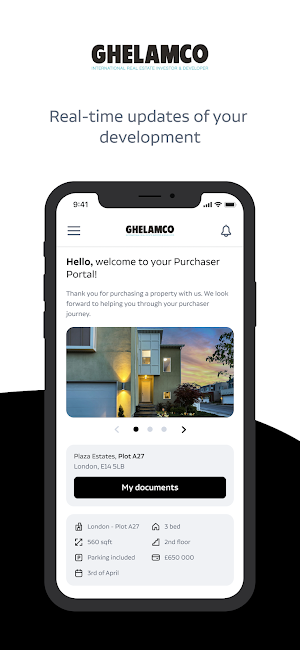 Ghelamco UK Buyer Hub Screenshot 0