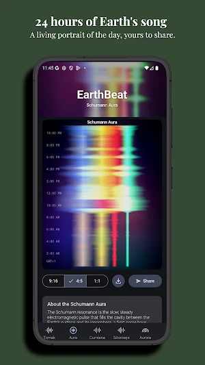 EarthBeat - Schumann Resonance Screenshot 1