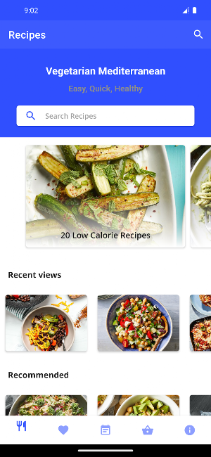 Mediterranean Diet Recipes:VEG Screenshot 0