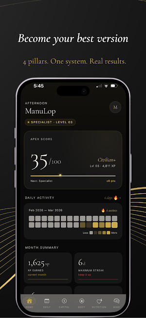 APEX: Élite Lifestyle System Screenshot 0