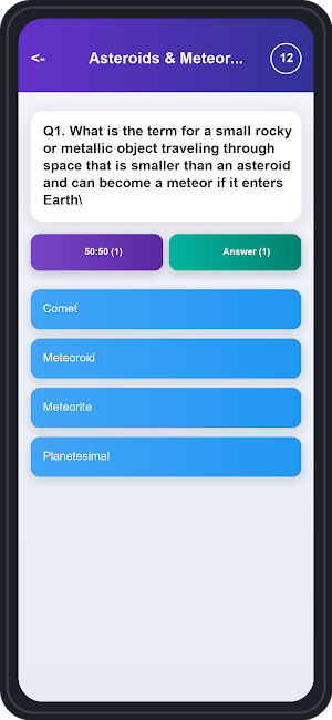 Space Astronomy Trivia Quiz Screenshot 3