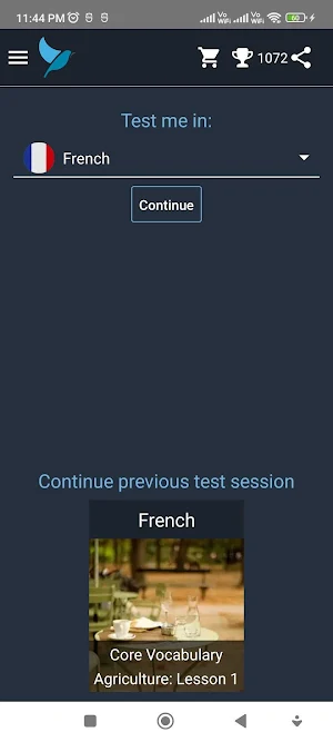 Bluebird Language Tests Screenshot 0