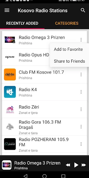 Kosovo Radio Stations Screenshot 1