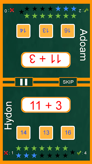 Math Duel: Two Player Math Game Screenshot 0