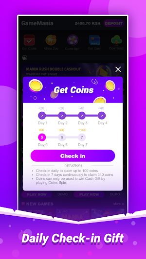 GameMania: Kenya Slot Casino Screenshot 1