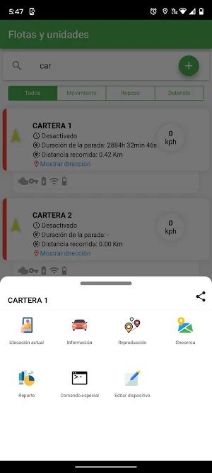 Serteco GPS Screenshot 2