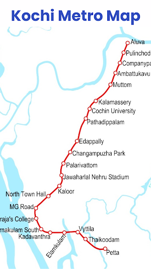 KochiMetroMap Screenshot 2