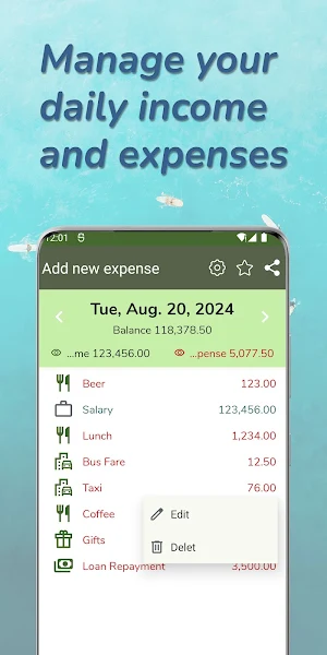 Daily Expense Tracker Screenshot 0