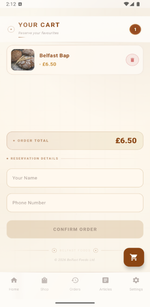 Belfast Foods Screenshot 3
