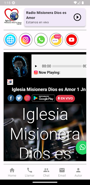 Radio Misionera Dios es Amor Screenshot 1