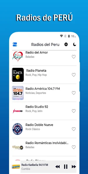 Radios del Peru en Vivo Screenshot 3
