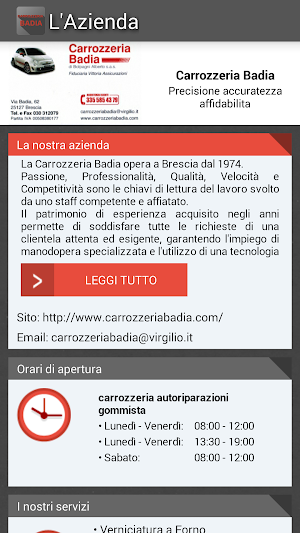 Carrozzeria Badia Screenshot 1