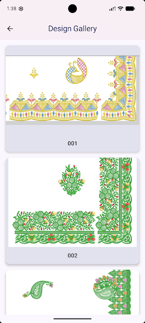 Embroidery Pallu Designs Screenshot 2