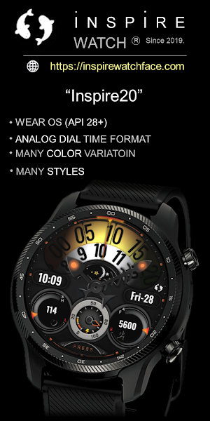 Inspire 20 - Analog Watch Face Screenshot 0