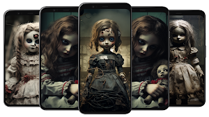Scary Doll Wallpaper Screenshot 0
