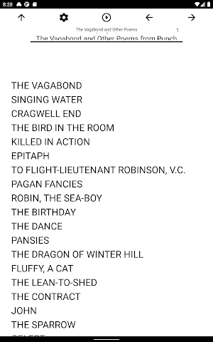Book, The Vagabond and Other P Screenshot 2