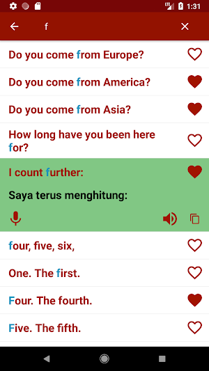 Learn Indonesian Free Offline For Travel Screenshot 3