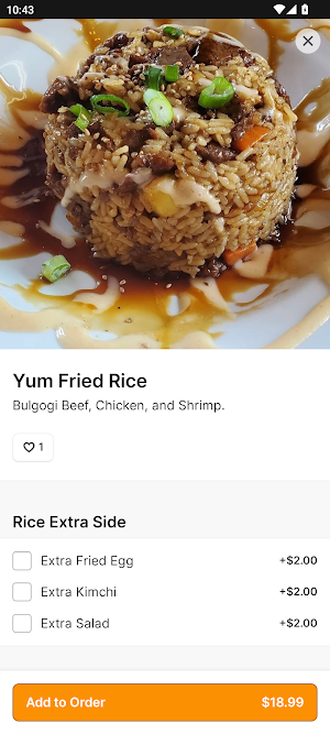 Yum Korea Restaurant Screenshot 3