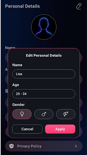 Matevia: Character AI Chat Screenshot 1