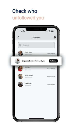 InstaFollow  Followers Reports Screenshot 2