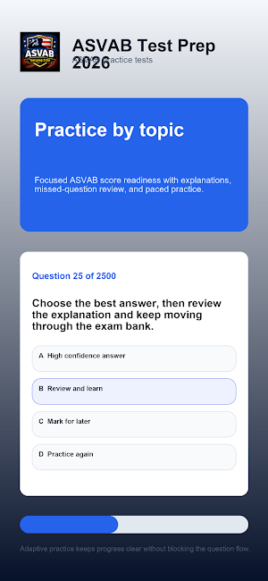 ASVAB 2026 Prep Pro Screenshot 0