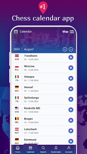 Chess Calendar Screenshot 2