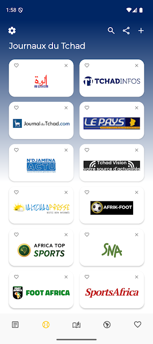 Journaux du Tchad Screenshot 1