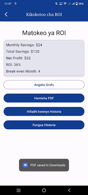 Kikokotoo cha ROI Screenshot 3