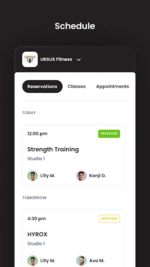 URSUS Fitness Screenshot 2