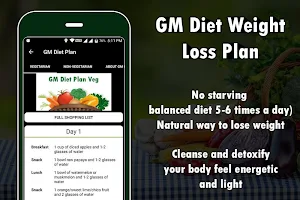 GM Diet Plan For Weight Loss Screenshot 0